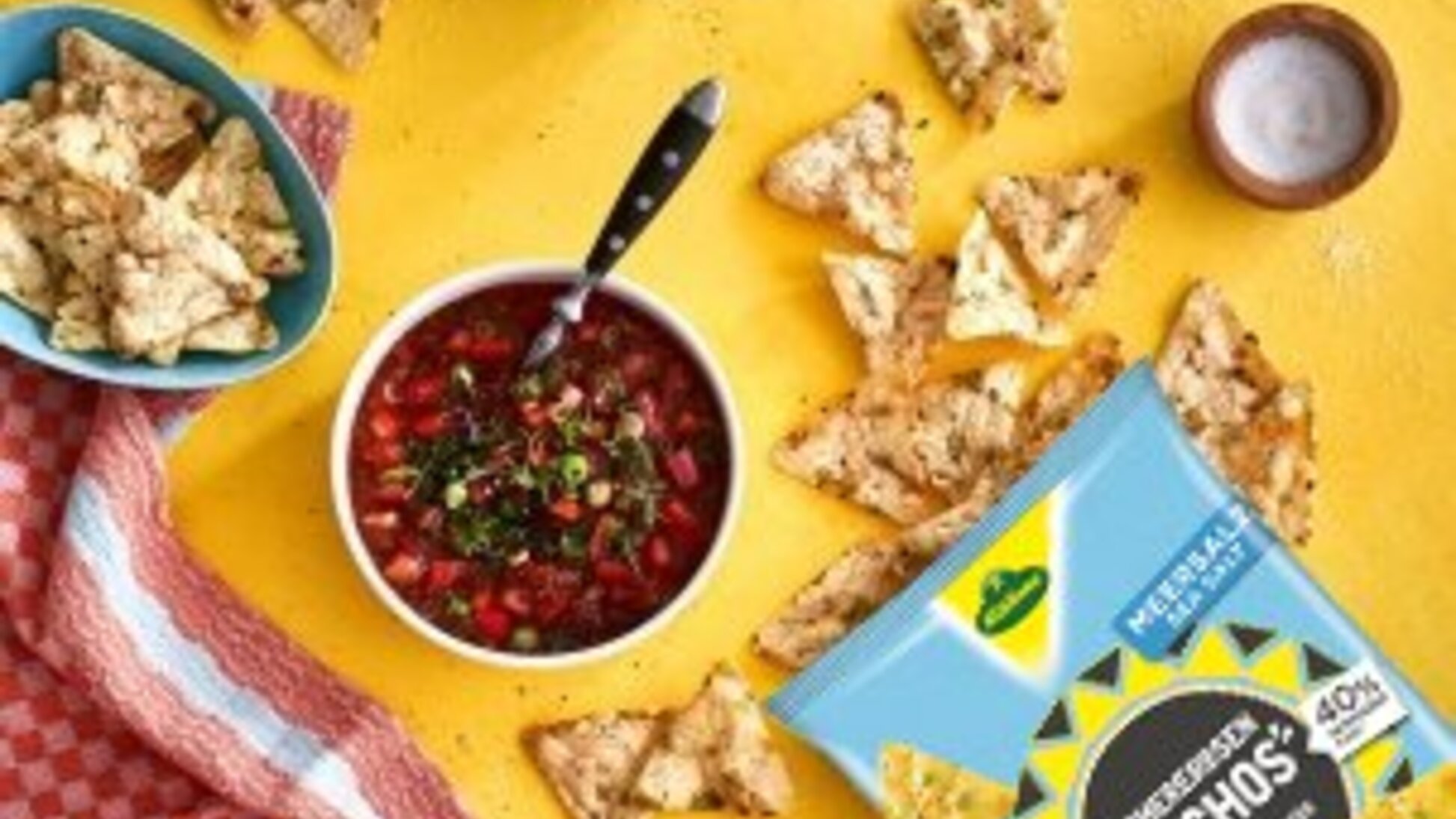 PaprikaNachoDip mit KichererbsenNachos Carl Kühne KG