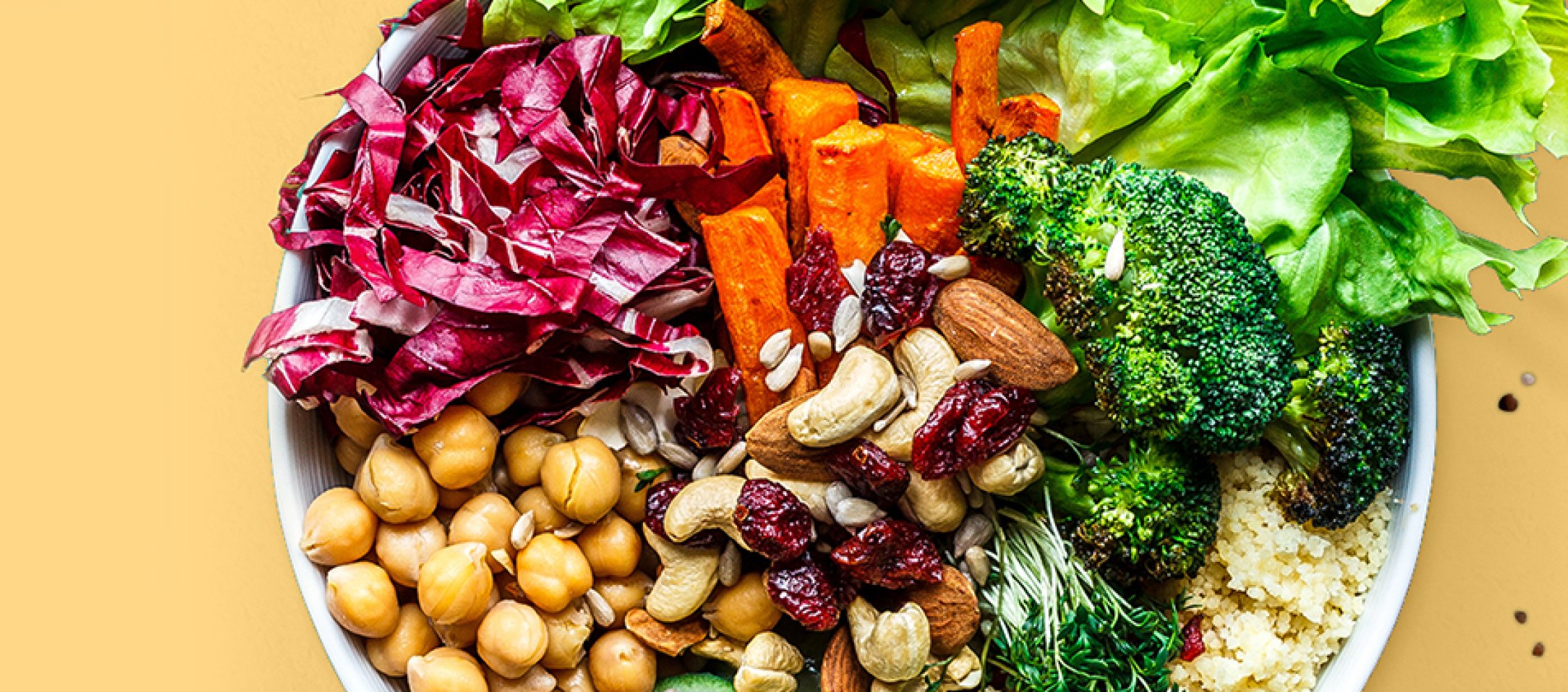 Power Bowl mit Essigspezialität Milde Himbeere