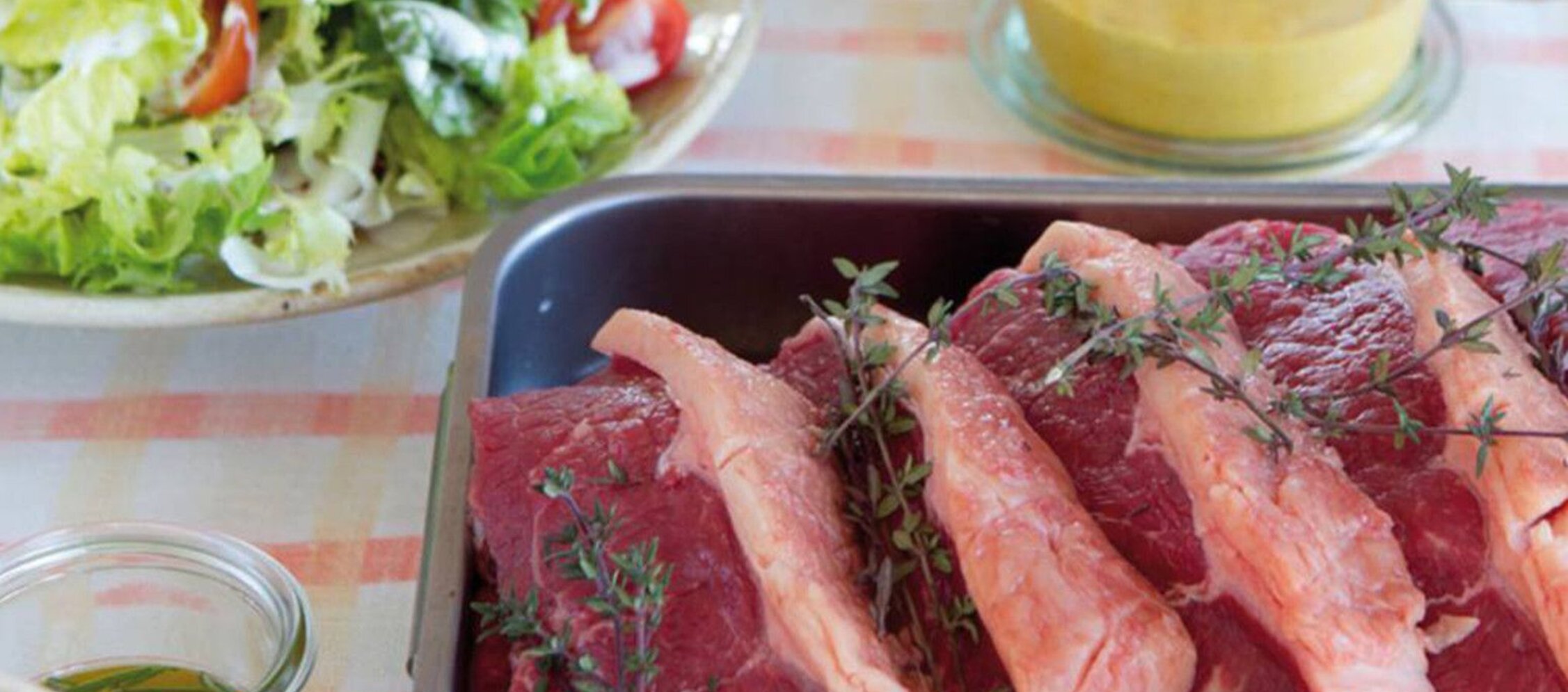 Rezept Rindersteak mit Blattsalat und Kirschtomaten