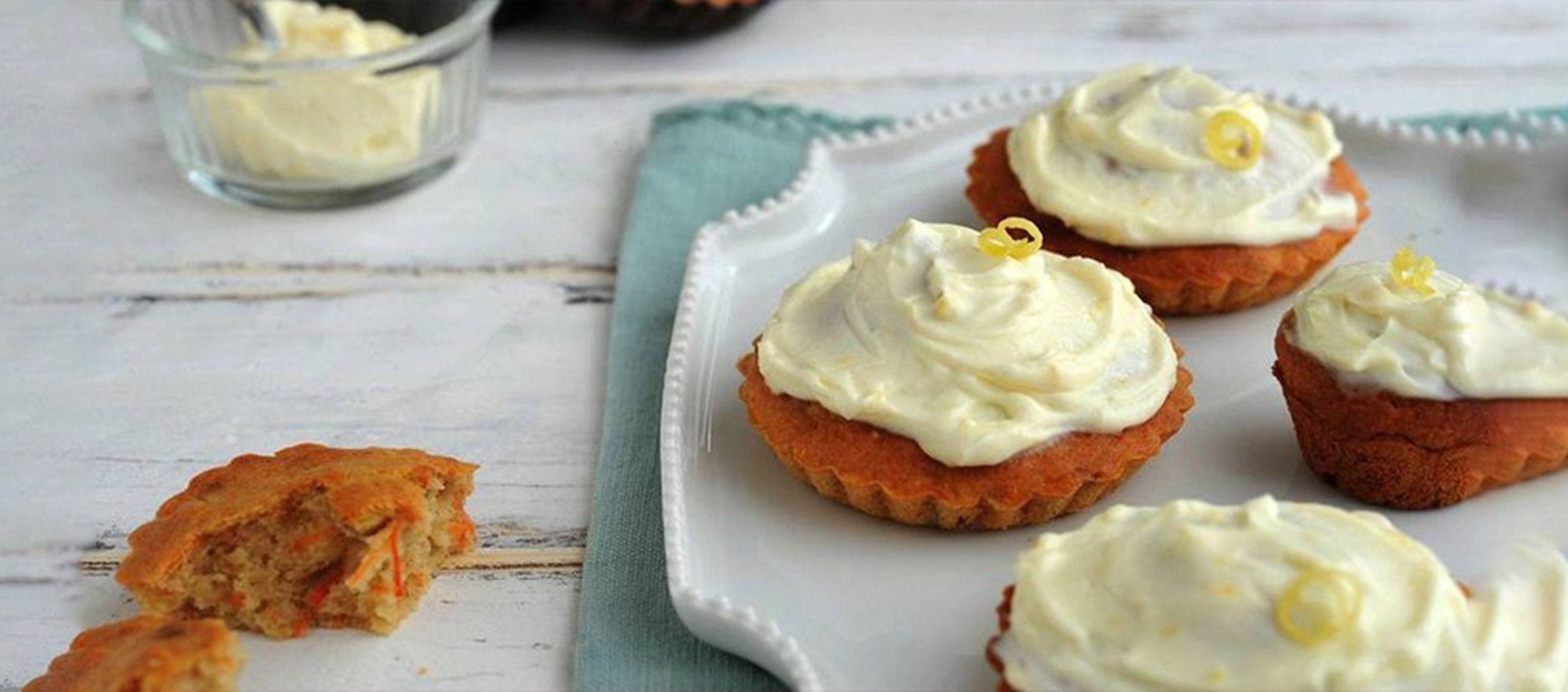 Möhren-Muffins mit Zitronen-Frischkäse-Topping | Carl Kühne KG