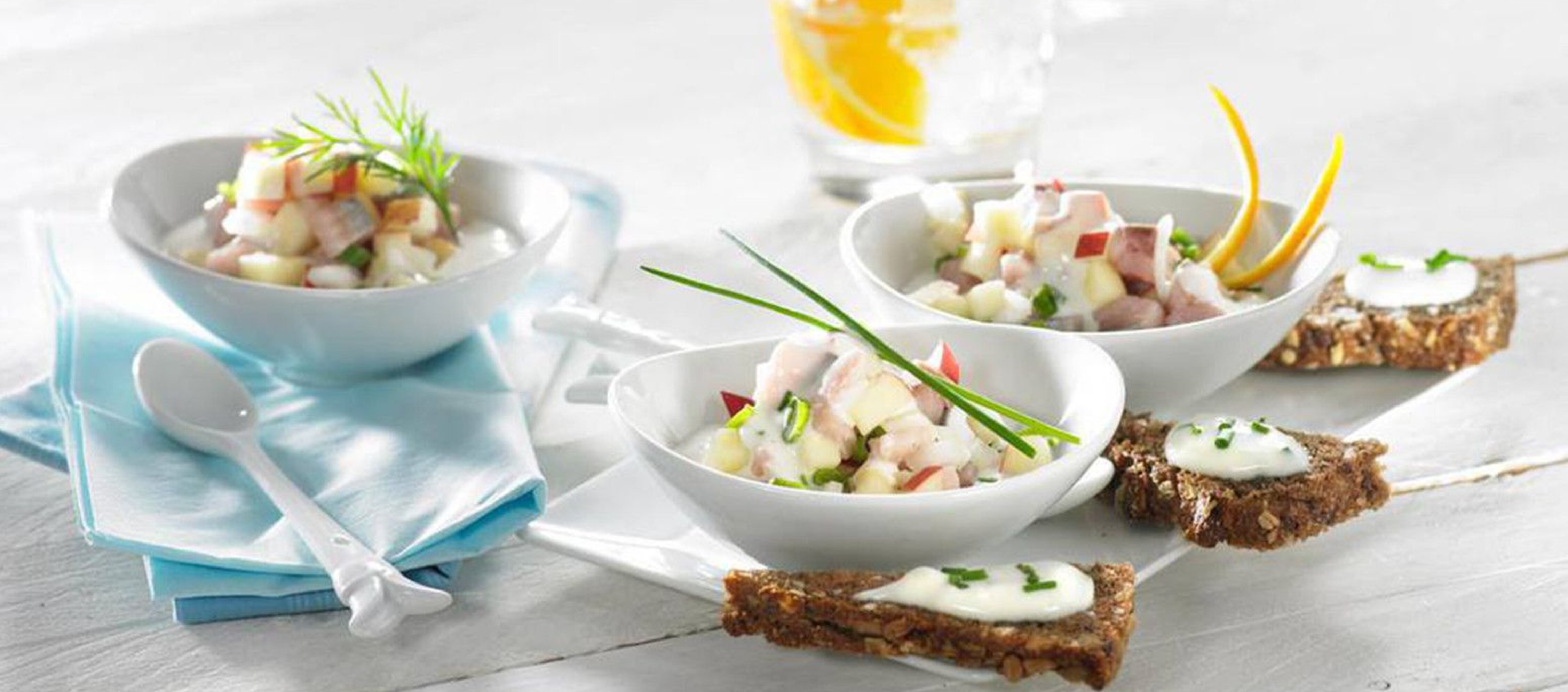 Matjessalat mit Apfel-Lauch-Marinade | Carl Kühne KG
