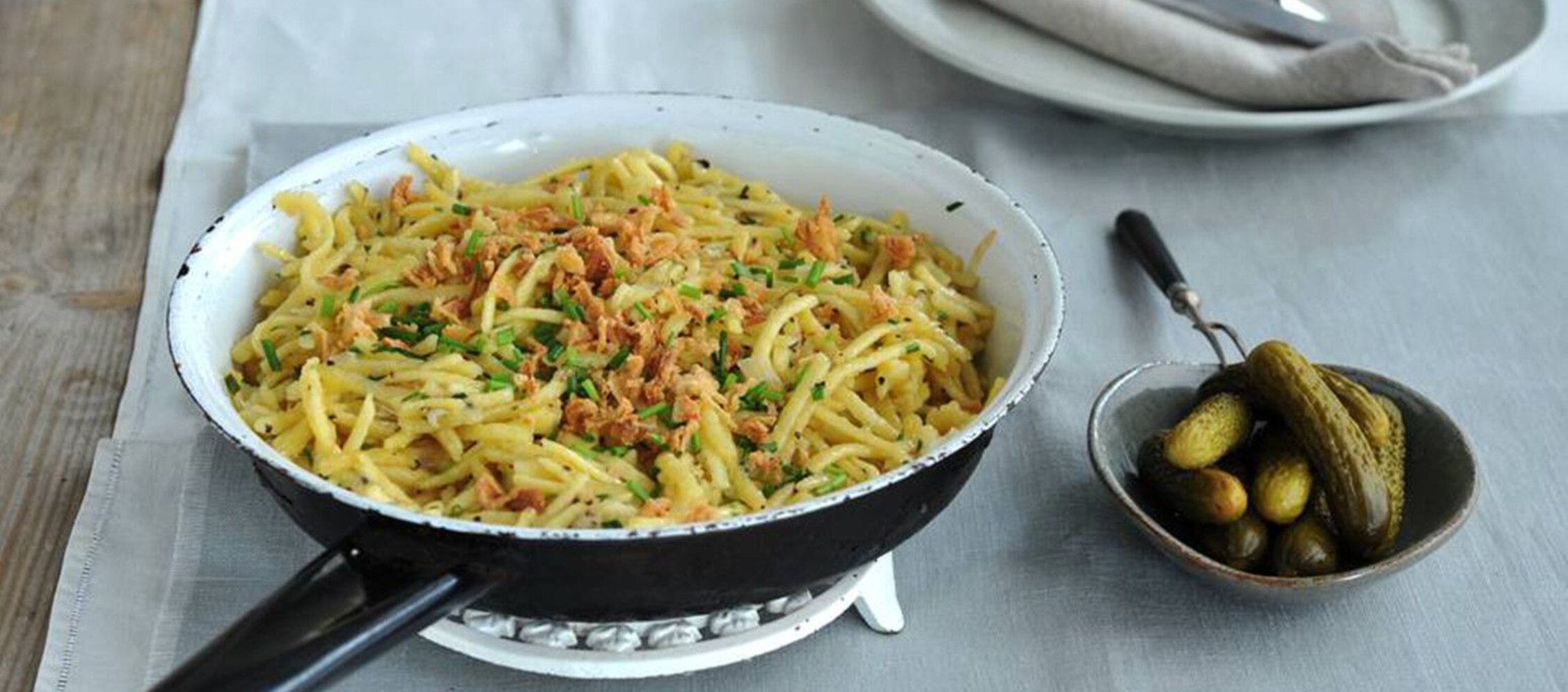 Rezept Kässpätzle mit Röstzwiebeln Rezept Kässpätzle mit Röstzwiebeln