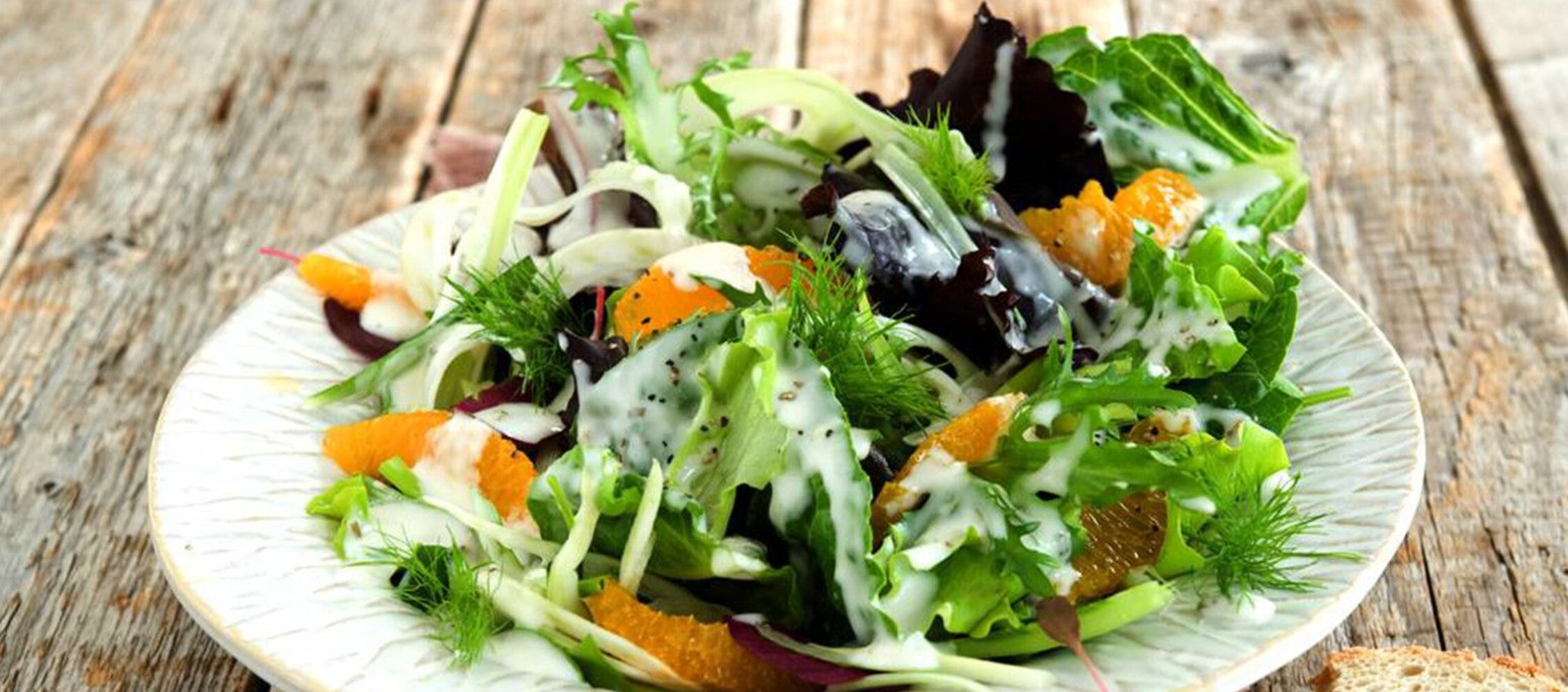 Rezept Blattsalat mit Fenchel und Orange