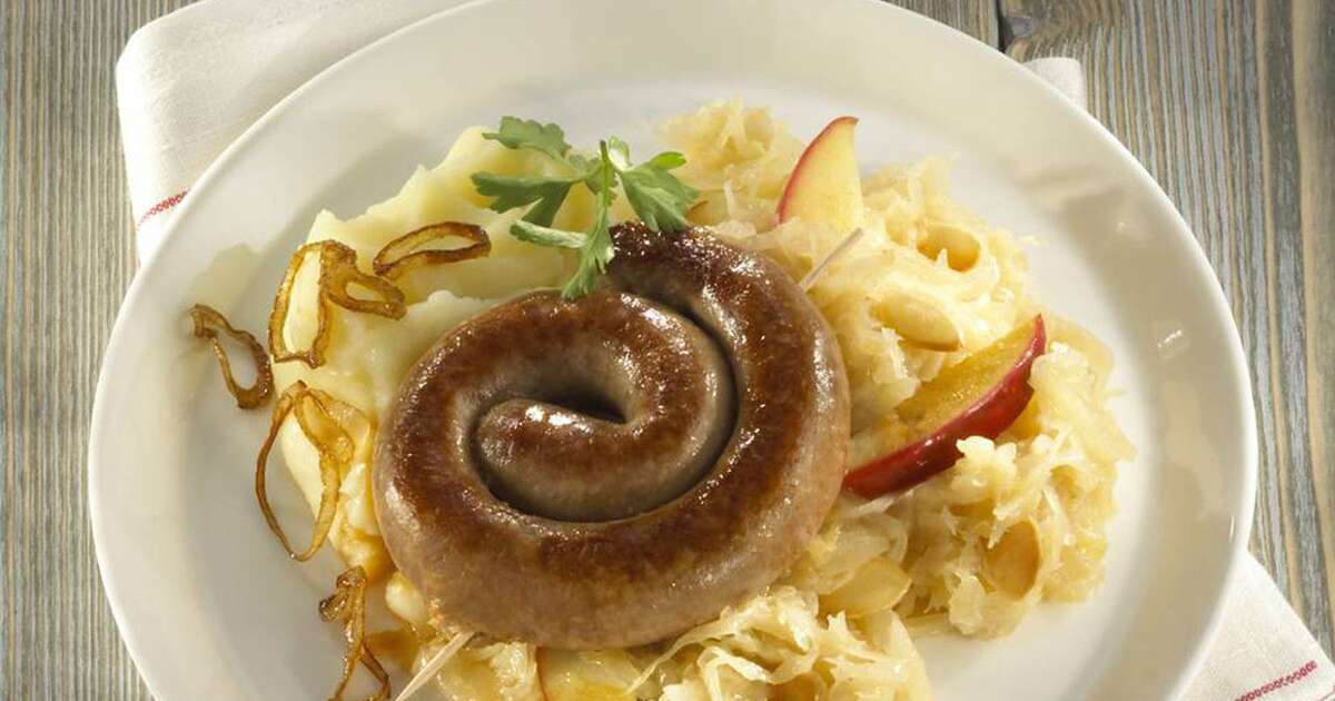 Bratwurstschnecke mit Apfel-Fasskraut | Carl Kühne KG