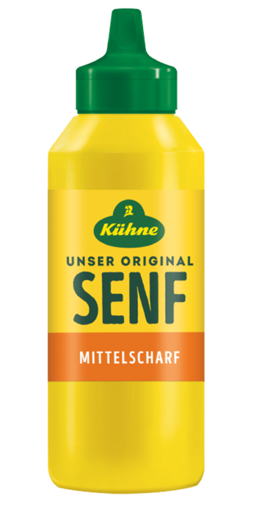 Carl Kühne - Senf mittelscharf 250ml-Squeeze