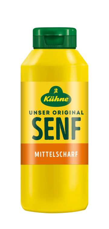Carl Kühne - Senf mittelscharf 250ml-Squeeze