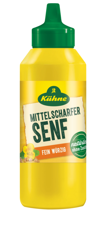 Carl Kühne - Senf mittelscharf 250ml-Squeeze