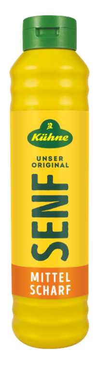 Carl Kühne - Senf mittelscharf 875ml-Tube