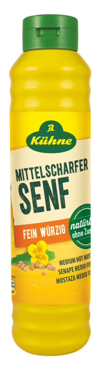 Carl Kühne - Senf mittelscharf 875ml-Tube