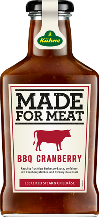 Carl Kühne - Made For Meat BBQ Cranberry, 375 ml