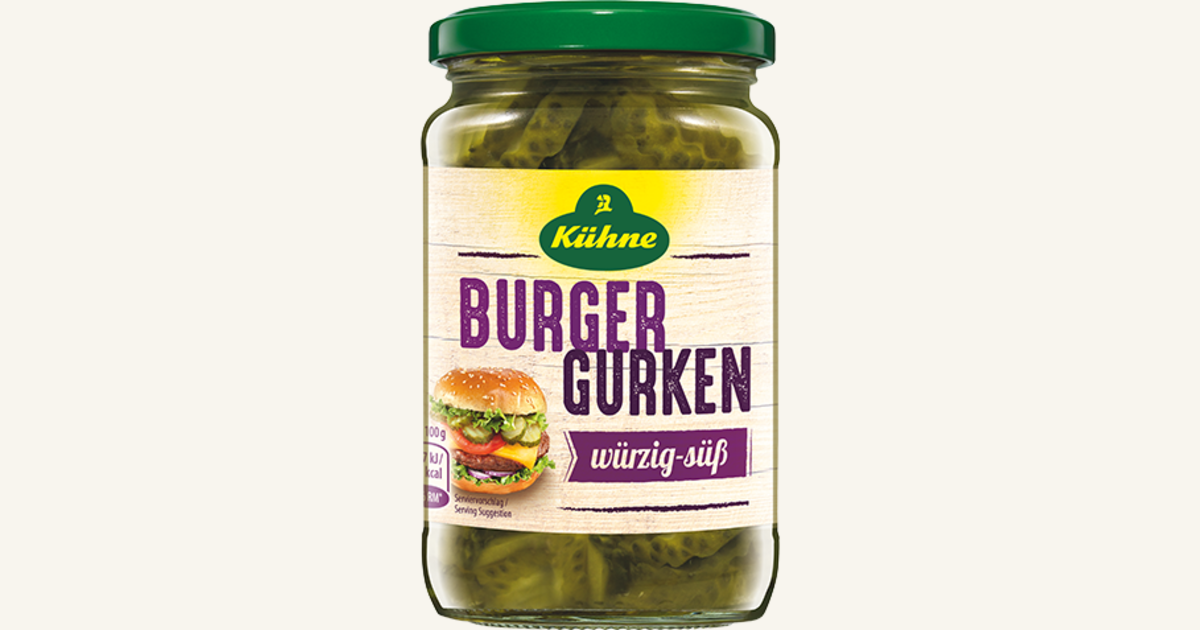 Burger Gurken | Carl Kühne KG