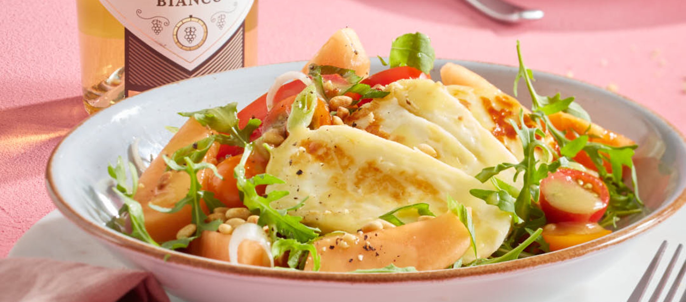 Tomaten Melonensalat Tomaten Melonensalat