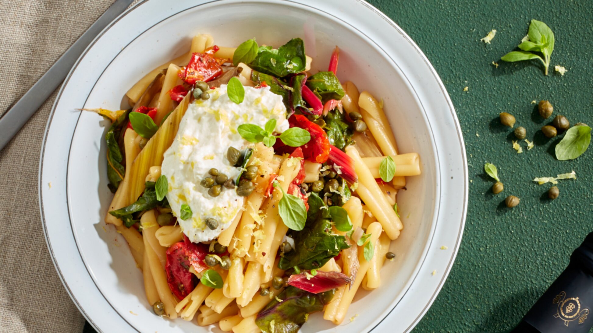 One-Pot-Mangold-Pasta | Carl Kühne KG