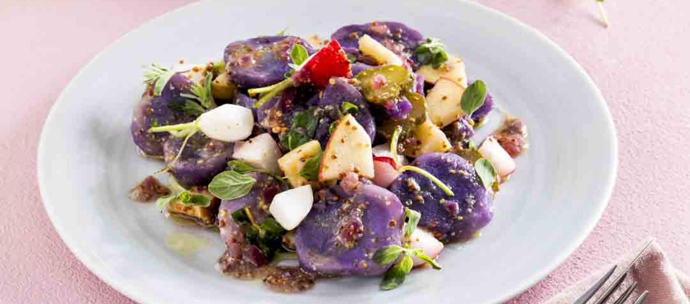 Lila Kartoffelsalat Lila Kartoffelsalat